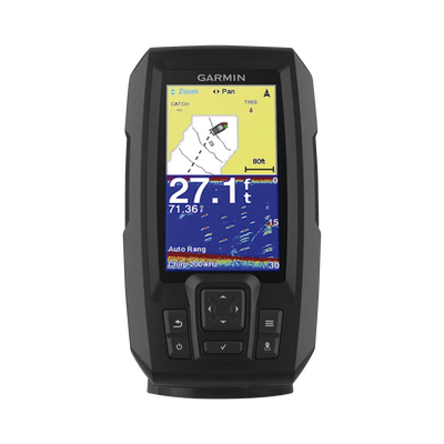 Ecosonda STRIKER™ Plus 4 con pantalla de 4.3" y transductor de doble haz