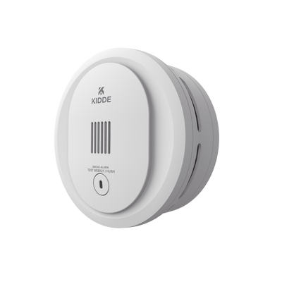 Detector de Humo Compacto Fotoelectrico Autonomo │Batería Reemplazable AA │Modelo 21031428 │Paquete de 6