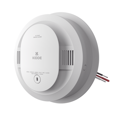 Detector de Humo Compacto Fotoelectrico Autonomo │120VCA Respaldo Batería 10 Años │Modelo 21031556 │ Paquete de 6