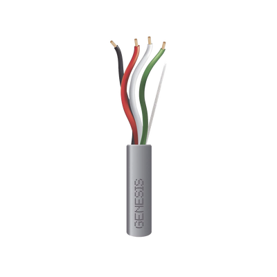 Bobina de 152 Metros (500 Pies) / Cable 4 x 16 AWG / Color Gris / Aplicaciones de Control / Riser