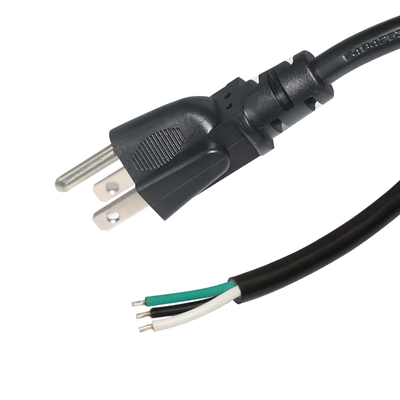 Cable de Alimentación Eléctrica para 120-240 Vca / 1.8 Metros (5.91 Pies) / 3 Fases / Cables Libres