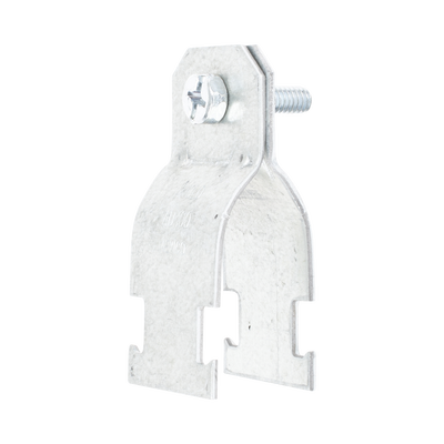 Abrazadera Unicanal para Conduit Pared Gruesa y PVC de 1" (25 mm).