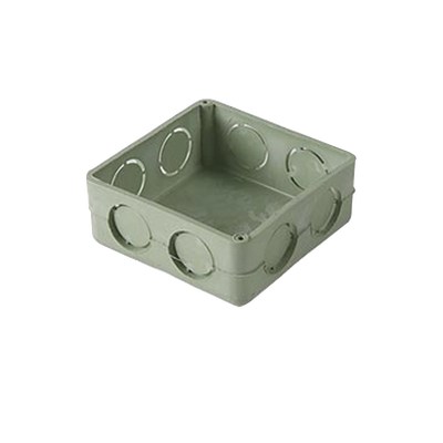 Caja Cuadrada de 1/2" para Instalaciones de PVC Conduit Pesado.