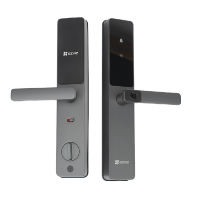 Cerradura Inteligente / Wi-Fi / Bluetooth / Códigos Temporales Para Visitantes / Lectura de Huella / Lectura de Tag / Contraseña / Botón para Timbrar / Apertura Remota / Alarma Anti-intrusión / No Requiere HUB