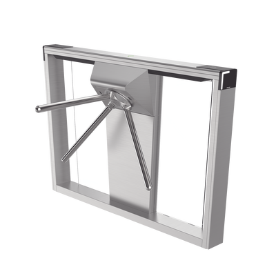 Torniquete Trípode Premium Diseño Slim Elegante / 5 Millones de Ciclos MCBF / Exterior / Lectores y Controlador Incluidos / LEDs indicadores