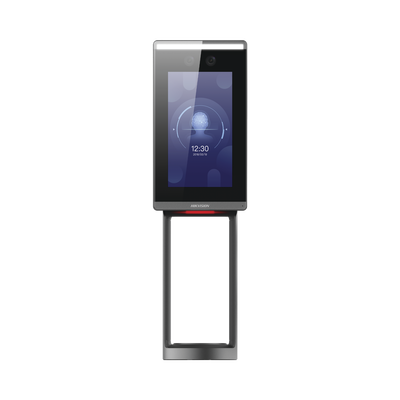 Terminal de Reconocimiento Facial Con Montaje en Poste / Camara de 2 MP Gran Angular