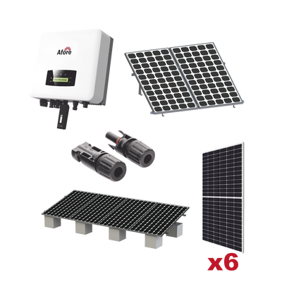 Kit Solar Interconexion / 3kW 220Vca / Inversor AFORE / Montaje Incluido