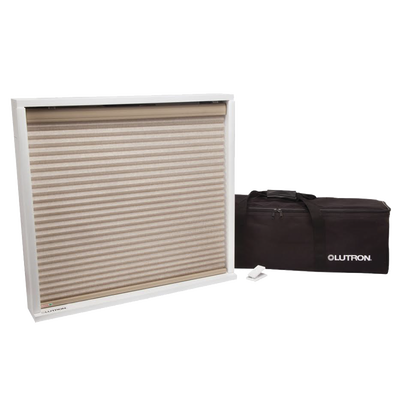 Demo de persiana Lutron / portátil, ideal para realizar presentaciones con sus clientes.