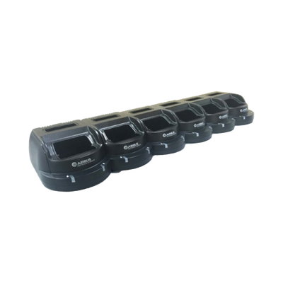 Cargador multiple de 6 terminales y 6 baterias para TPH900