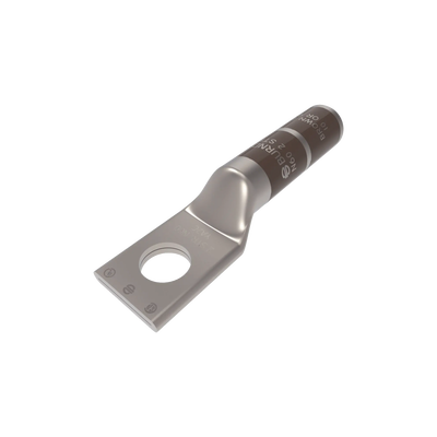 Zapata Terminal de Cañón Largo para Tornillo 5/16" y Calibre 2 AWG.