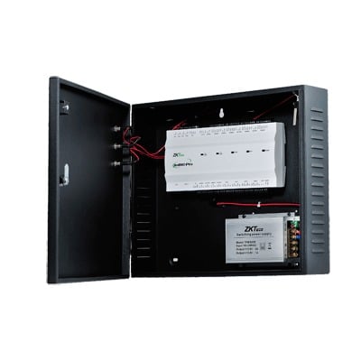 Controlador de Acceso / 2 PUERTAS / Funcion ADMS PUSH Incluida / Alta Seguridad / 3 Años de Garantía / Biometría Integrada / 20,000 Huellas / Software de integración ZKBioCVSecurity