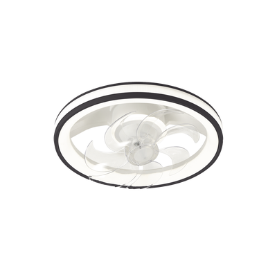 Ventilador de Techo con Luminario LED de 110 V CA 50/60 Hz / 88 W /4500 Lm / 6500 - 4 000 - 2 700 K /3 Tonos de Luz / 501 mm / 6 Velocidades / Dimeable.