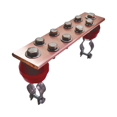 Barra de Unión con 1000 A de Capacidad. Incluye Montaje para Torre y Aisladores.