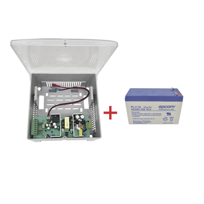 Kit / Fuente PS12DC4PBK/K + Batería incluída PL712