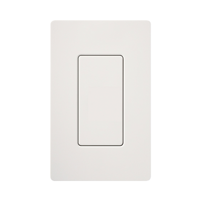 Placa ciega de pared color blanco Snow