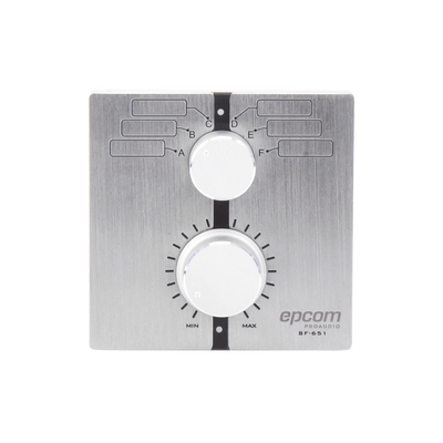 Control de Volumen Remoto con Selector de Canales │Compatible con Amplificador SF2240UC - SF4240UC