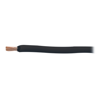 Cable Eléctrico 8 awg color negro,Conductor de cobre suave cableado. Aislamiento de PVC, autoextinguible. BOBINA 100 MTS