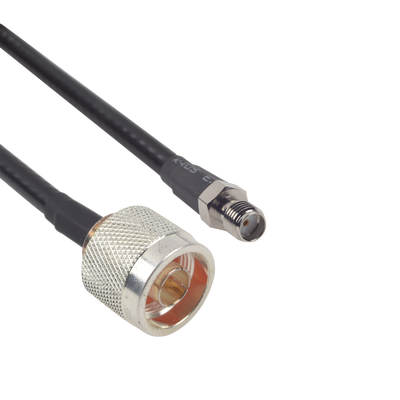 Cable LMR-240UF (Ultra Flex) de 60 cm con conectores N Macho y SMA Hembra.