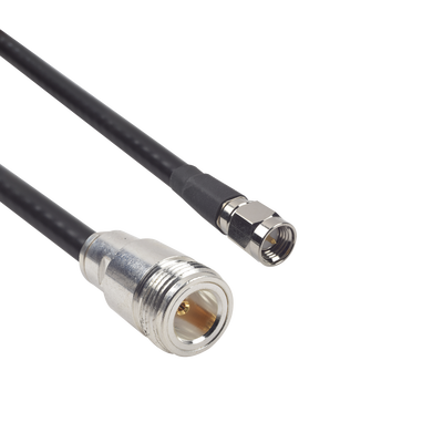 Cable LMR-240UF (Ultra Flex) de 60 cm con conectores N Hembra y SMA Macho.