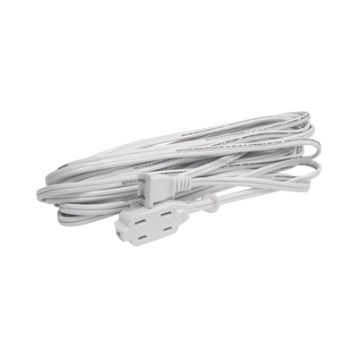 Extensión Eléctrica Doméstica de 5 metros / 127 V CA 8 A Máximo / Color Blanco.