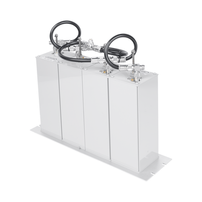Duplexer Compacto Pasa Banda-Rechazo de Banda, 148-174 MHz, 4Cav.(4" por Lado) 600 kHz, 1.5 dB, 350 Watt, N Hembras.