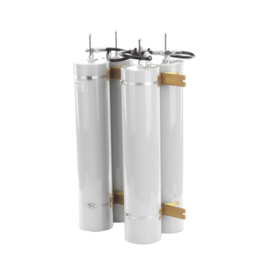 Duplexer Pasa-Banda-Rechazo de Banda, 144-174 MHz, 4 Cavidades (5"Dia.) 600 kHz, 1.5 dB, 350 Watt, N Hembras.