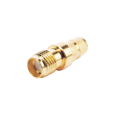 Conector SMA Hembra Inverso de Anillo Plegable para Cable RG-8/X, 9258, LMR-240, LMR-240UF, LMR-LW240, Oro/Oro/Teflón.