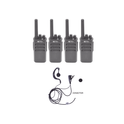 Kit de 2 radios TX600DUO con 4 TXEHK