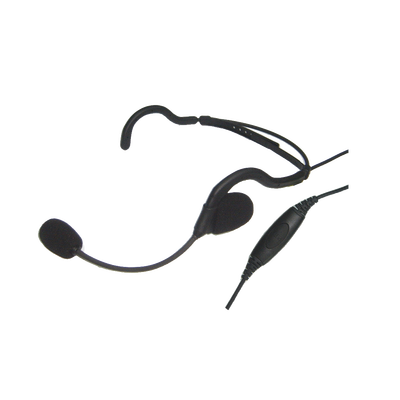 Diadema por Detrás de la Cabeza con Boom Flexible. Para KENWOOD Serie 80/ 90/ 140/ 180/ NX-200/ 410.