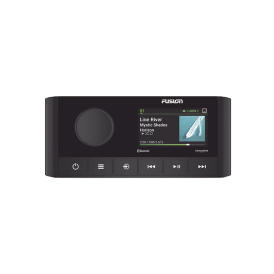 Estéreo marino Fusion serie RA210, con pantalla a color de 2.7" conexión AM/FM, Bluetooth, USB, iPhone