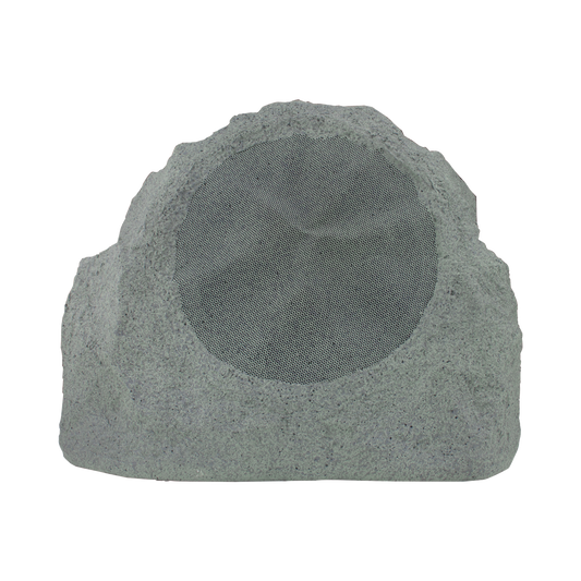 Altavoz Exterior de 2 vías con forma de roca, Woofer de polipropileno de 8 ", Tweeter de titanio de 1", Gris. 5 - 150 W, 8 ohms