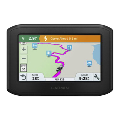 Navegador para Motocicleta Zūmo / Pantalla 4.3" Resistente / Ruteo Aventurero / Alertas para Motociclistas / Control de Música / Llamadas Manos Libres / Tráfico y Clima en Tiempo Real / Notificaciones Inteligentes / Compatible con Trip
