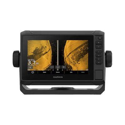 ECHOMAP UHD2 72sv con mapa base precargado, puerto de conexión NMEA 2000, sonda SIDEVÜ, CLEARVÜ Y CHIRP tradicional. no incluye transductor.