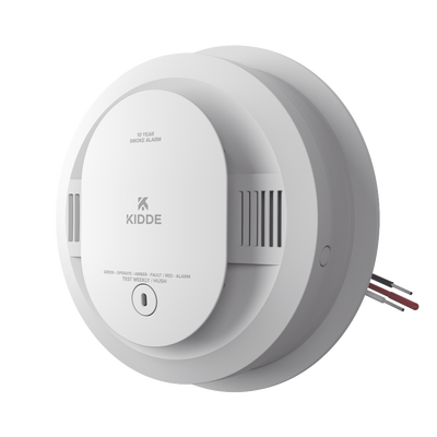 Detector de Humo Compacto Fotoelectrico Autónomo │Batería 10 Años │Modelo 21031466 │ Paquete de 6