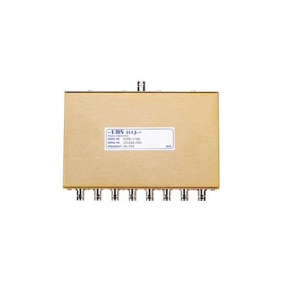 Divisor de Potencia EMR de 8 Vías, 30-700 MHz, 0.5 Watt, Conectores BNC Hembra.