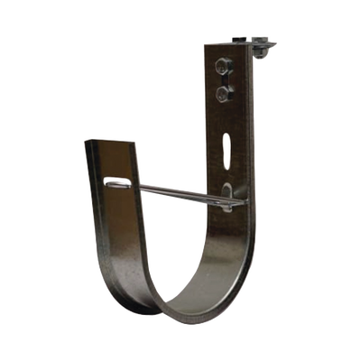 Soporte (Gancho) tipo J-Hook, hasta 28 cables Cat6, ideal para soportar cableado en los espacios de manipulación al aire, Para instalación en interior