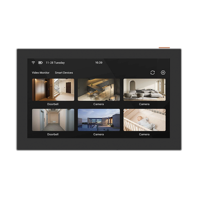 Pantalla Inalámbrica / Con Batería Recargable 4600mAh / Wi-Fi / Ideal Para Escritoio o Pared  / Vista en Vivo de Cámaras EZVIZ / Compatible con Videoportero CS-HP7  para ver Cámara y Apertura Remota  / Audio de Dos Vías