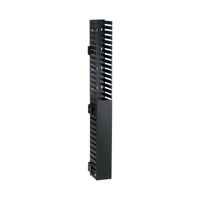 Organizador Vertical IN-Cabinet, Sencillo (Solo Frontal), Para Uso Con Gabinetes Panduit, Montaje Lateral en Riel de Rack, 40 UR, 1.95 in de Ancho, Color Negro