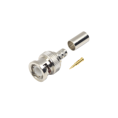 Conector BNC Macho de Anillo para cables RG-8/X, LMR-240, 9258.