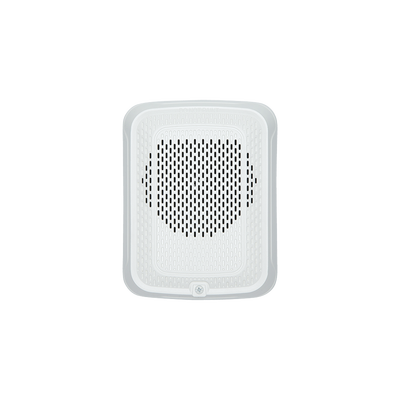 Bocina para Montaje en Pared, Color Blanco, Nuevo Diseño Moderno y Elegante y Menor Consumo de Corriente