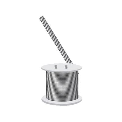 Cable de retenida 5/16", 3629 kg de resistencia (Precio por Metro).