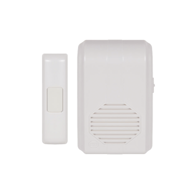 Timbre Inalámbrico Para Puerta Con 10 Tonos, Con Receptor Inalambrico Incluido 110Vca