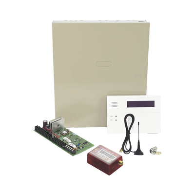 KIT de Panel de Alarma Hibrido/Teclado 6160RF Y Comunicador 3G/4G con 1er AÑO "ILIMITADO" de Comunicación 3G/4G/Aplicación gratuita.