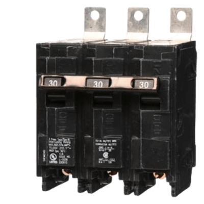 Interruptor automático atornillable tipo BL 3 polos, 30 amp.