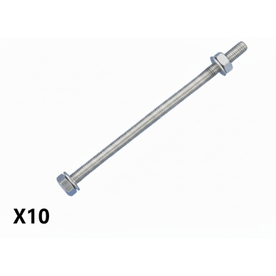 Kit de 10 Tornillos para Montar 1 Separador de Plástico
