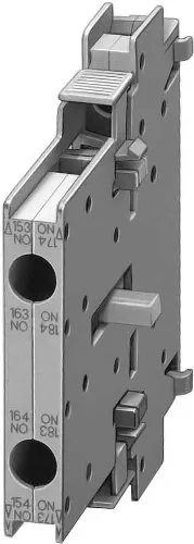 3RH1921-1EA11 3RH1921-1EA11
primer contacto auxiliar lateral 1 NA, 1 NC, borne de tornillo, para contactores 3RT1
entrega 4-6 semanas